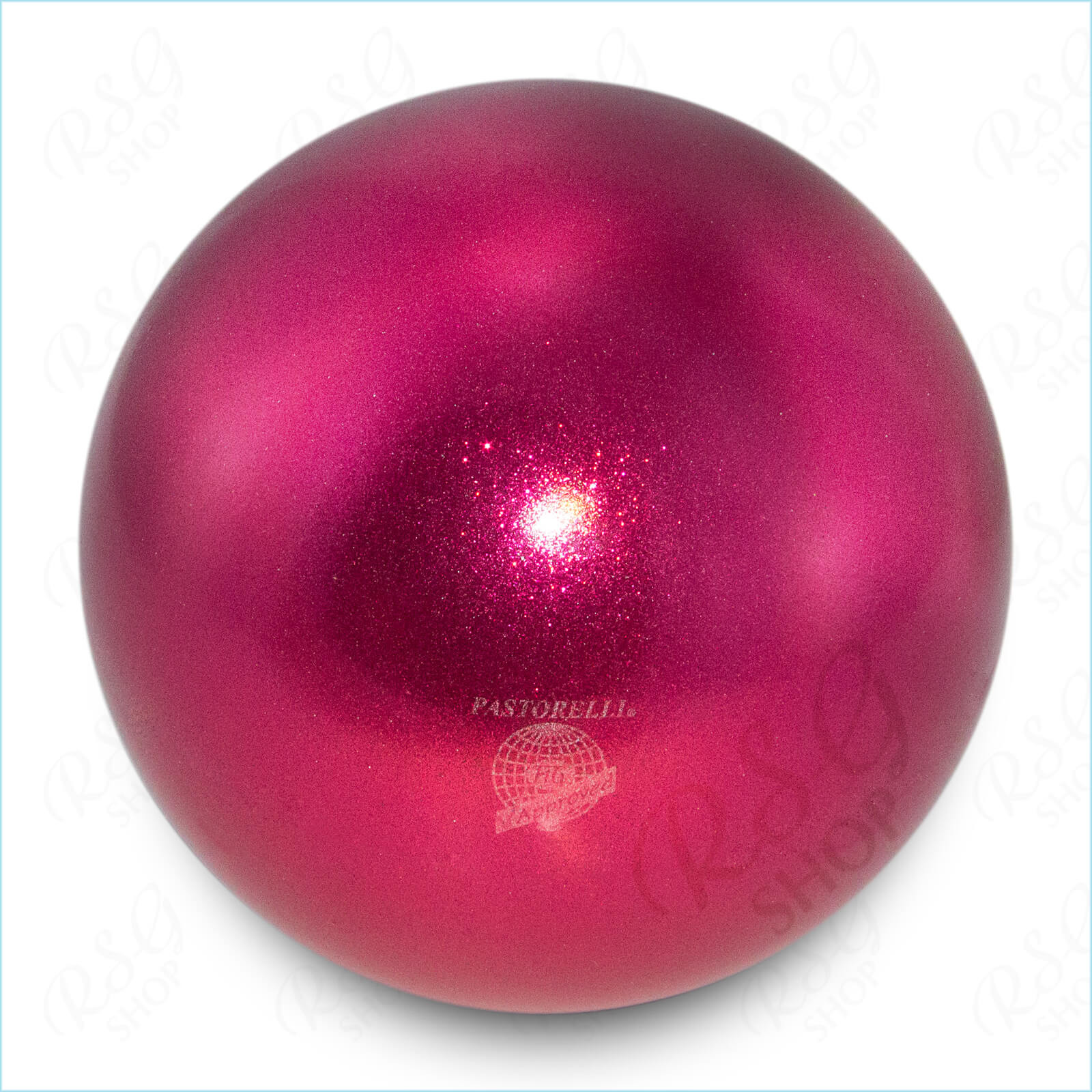 Мяч 18 см Pastorelli HV цвет Малиновый Артикул 02068