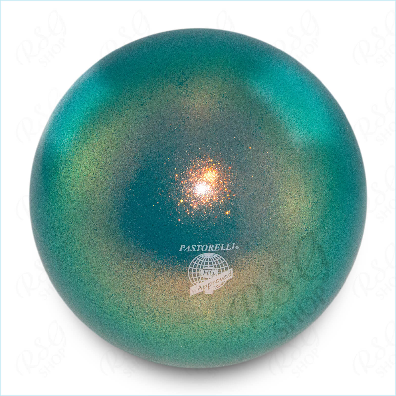 Мяч 18 см Pastorelli HV цвет Изумрудный Артикул 02201