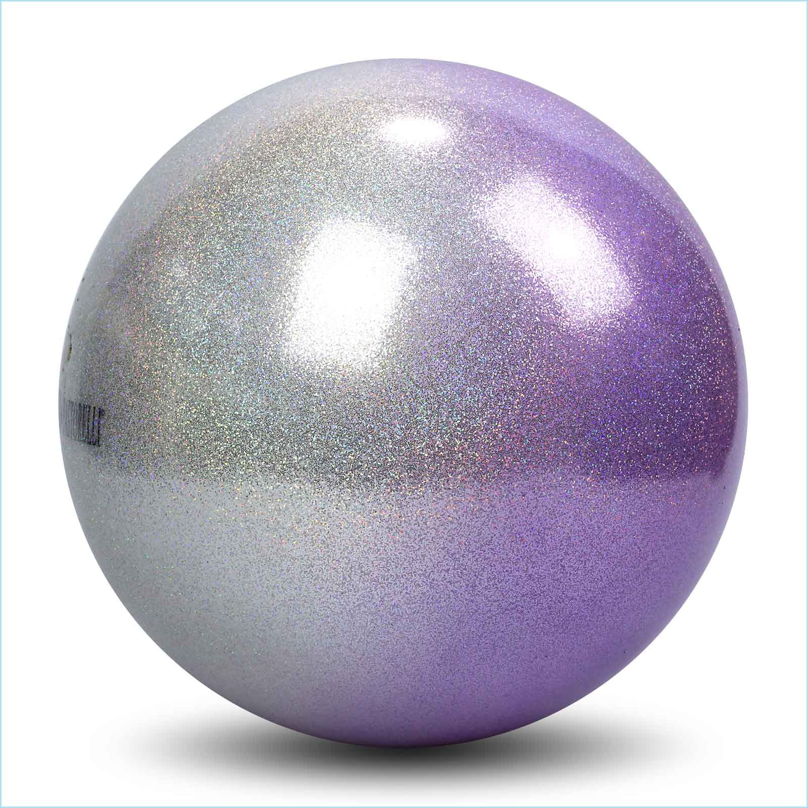 Мяч 18 см Pastorelli HV SHADED цвет Серебряный-Сиреневый Артикул 04041