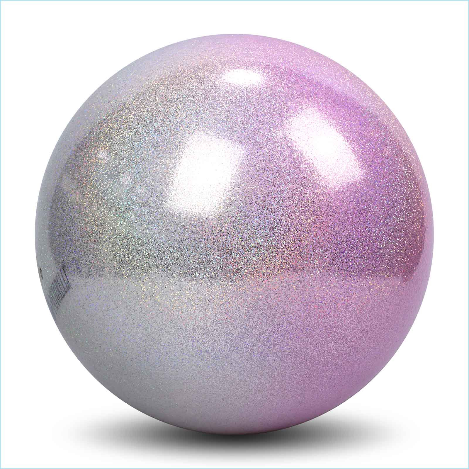 Мяч 18 см Pastorelli HV SHADED цвет Серебряный-Розовый Артикул 04042