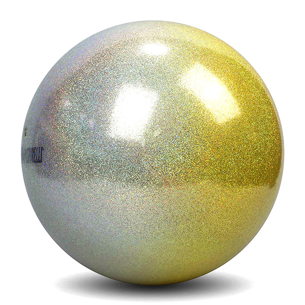 Мяч 18 см Pastorelli HV SHADED цвет Серебряный-Золотой FIG Артикул 04043