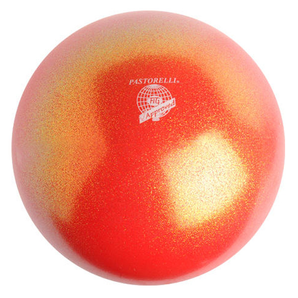 Мяч 18 см Pastorelli HV цвет Красно-Оранжевый Артикул 00033