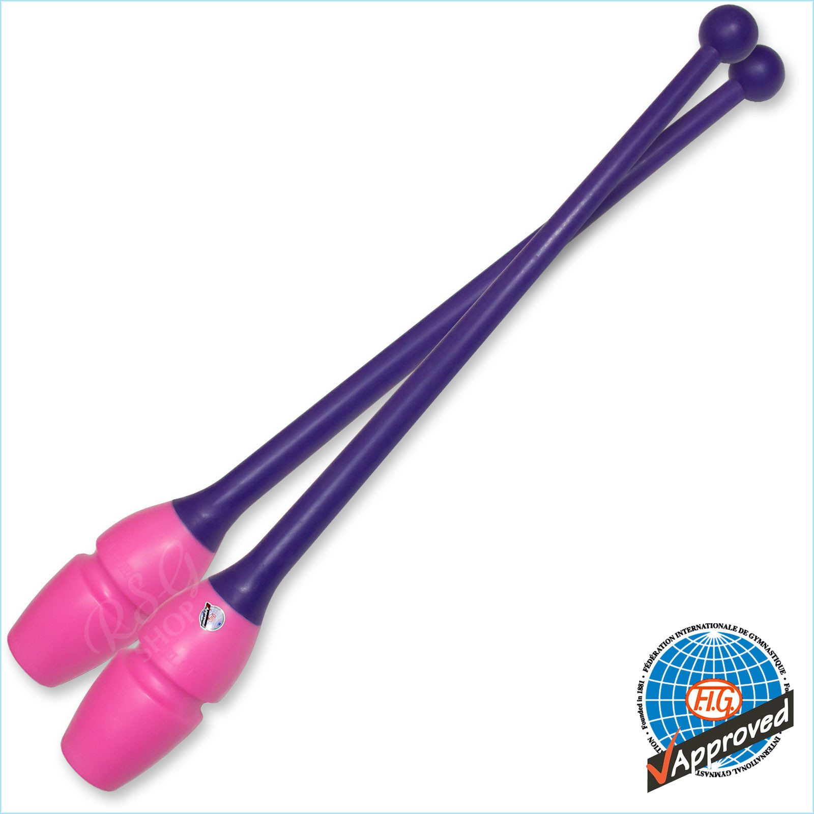 Булавы 45 см Pastorelli цвет Розовый-Фиолетовый Артикул 02621