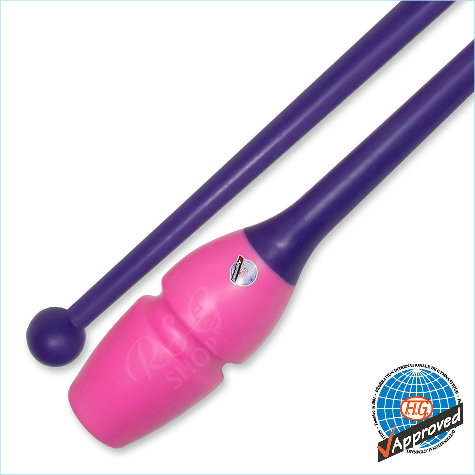 Булавы 45 см Pastorelli цвет Розовый-Фиолетовый Артикул 02621