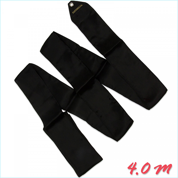 Гимнастическая лента 4 м Pastorelli цвет Черный Артикул 00069