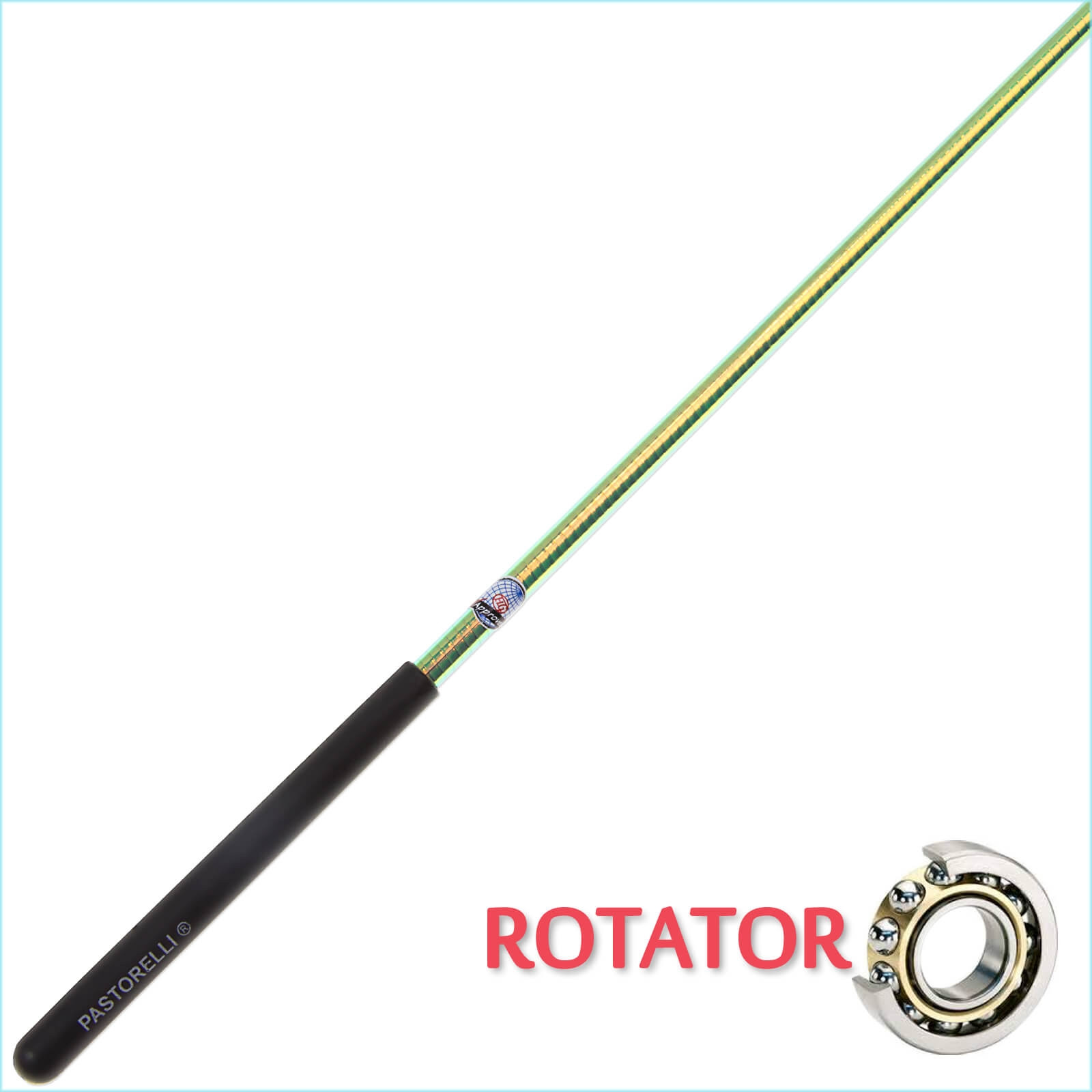 Палочка 60 см Pastorelli Rotator цвет Зеленый Лайм-Черный Артикул 03889