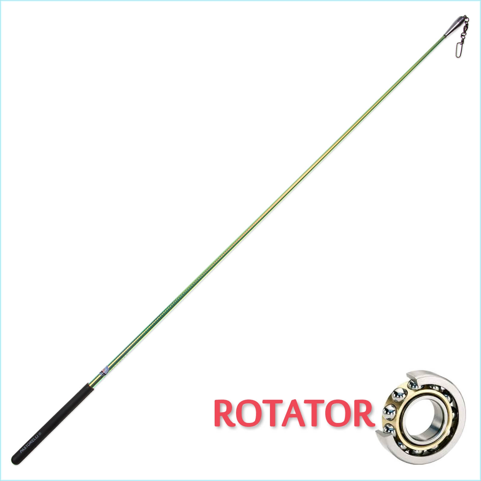 Палочка 60 см Pastorelli Rotator цвет Зеленый Лайм-Черный Артикул 03889