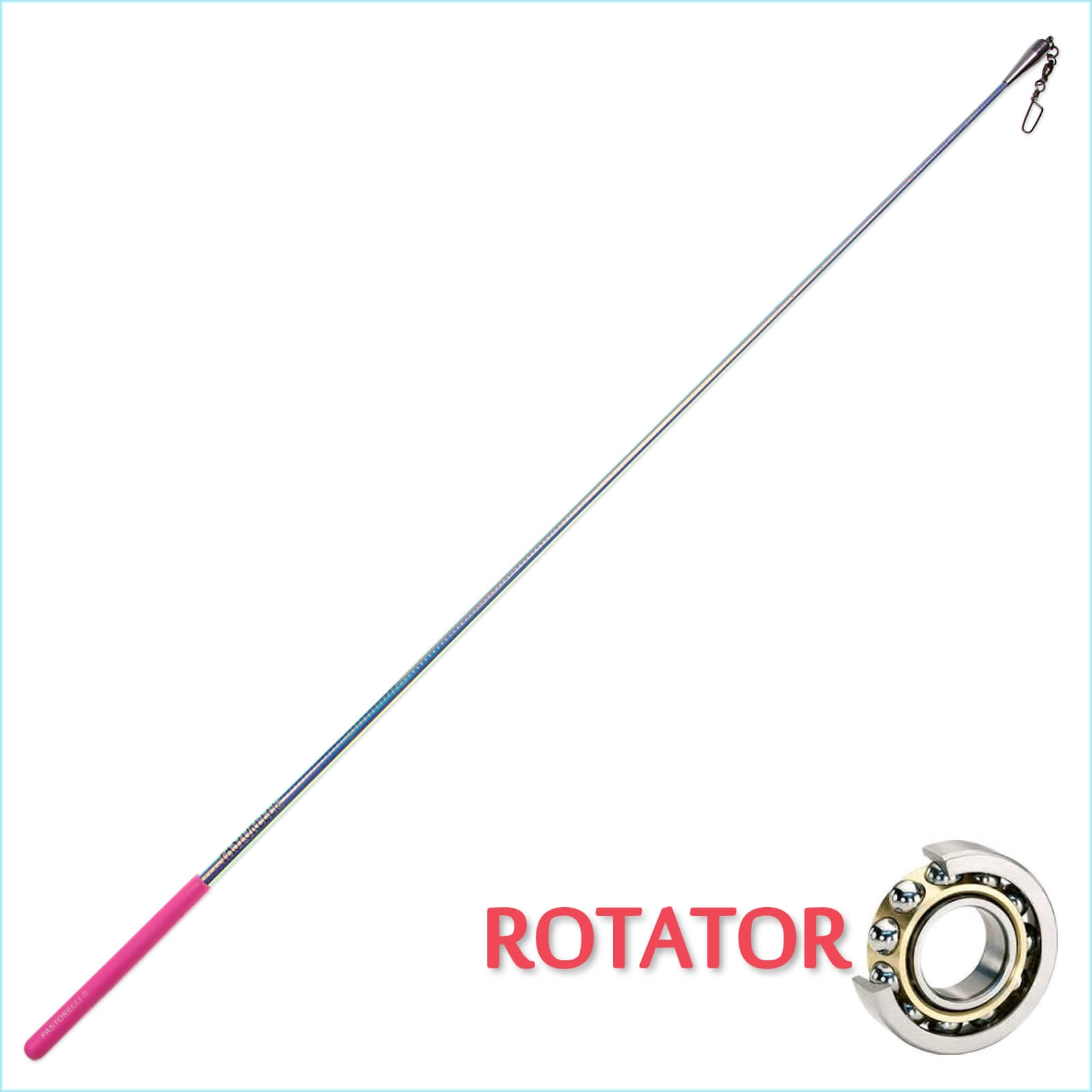 Палочка 60 см Pastorelli Rotator цвет Голубой-Розовый Артикул 03892