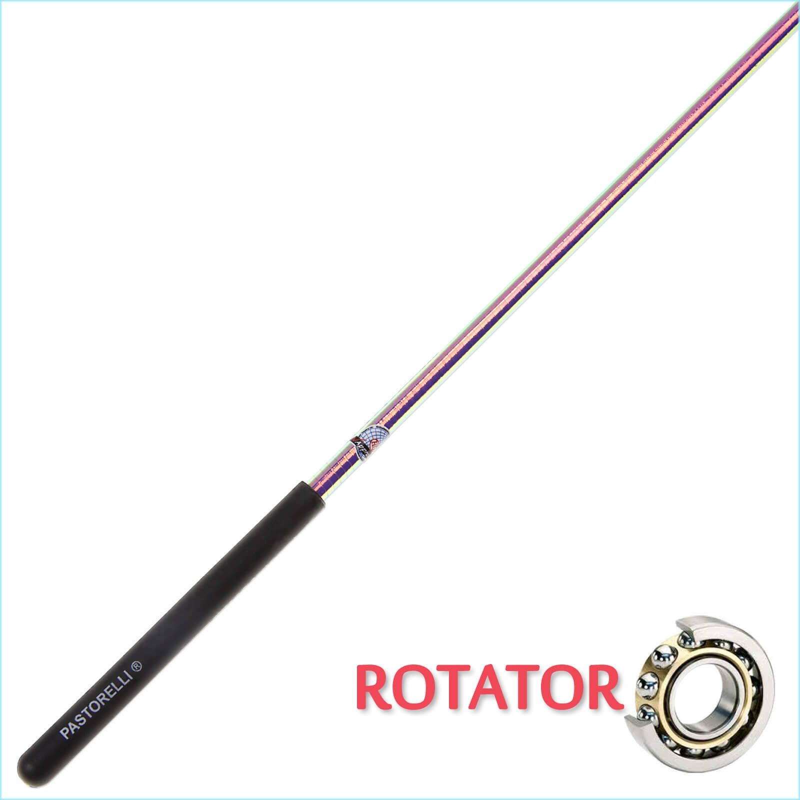 Палочка 60 см Pastorelli Rotator цвет Розово-Фиолетовый-Черный Артикул 03894