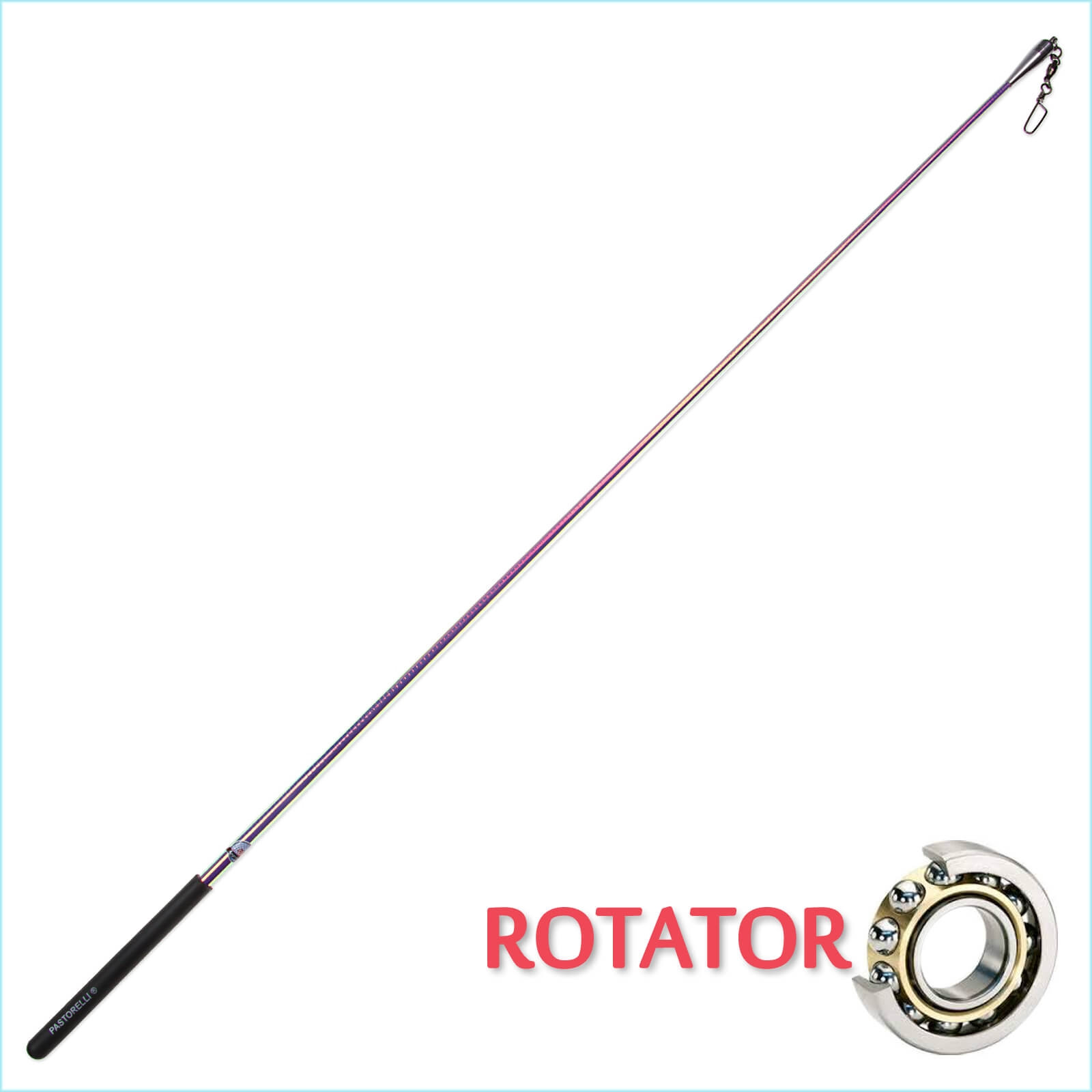 Палочка 60 см Pastorelli Rotator цвет Розово-Фиолетовый-Черный Артикул 03894