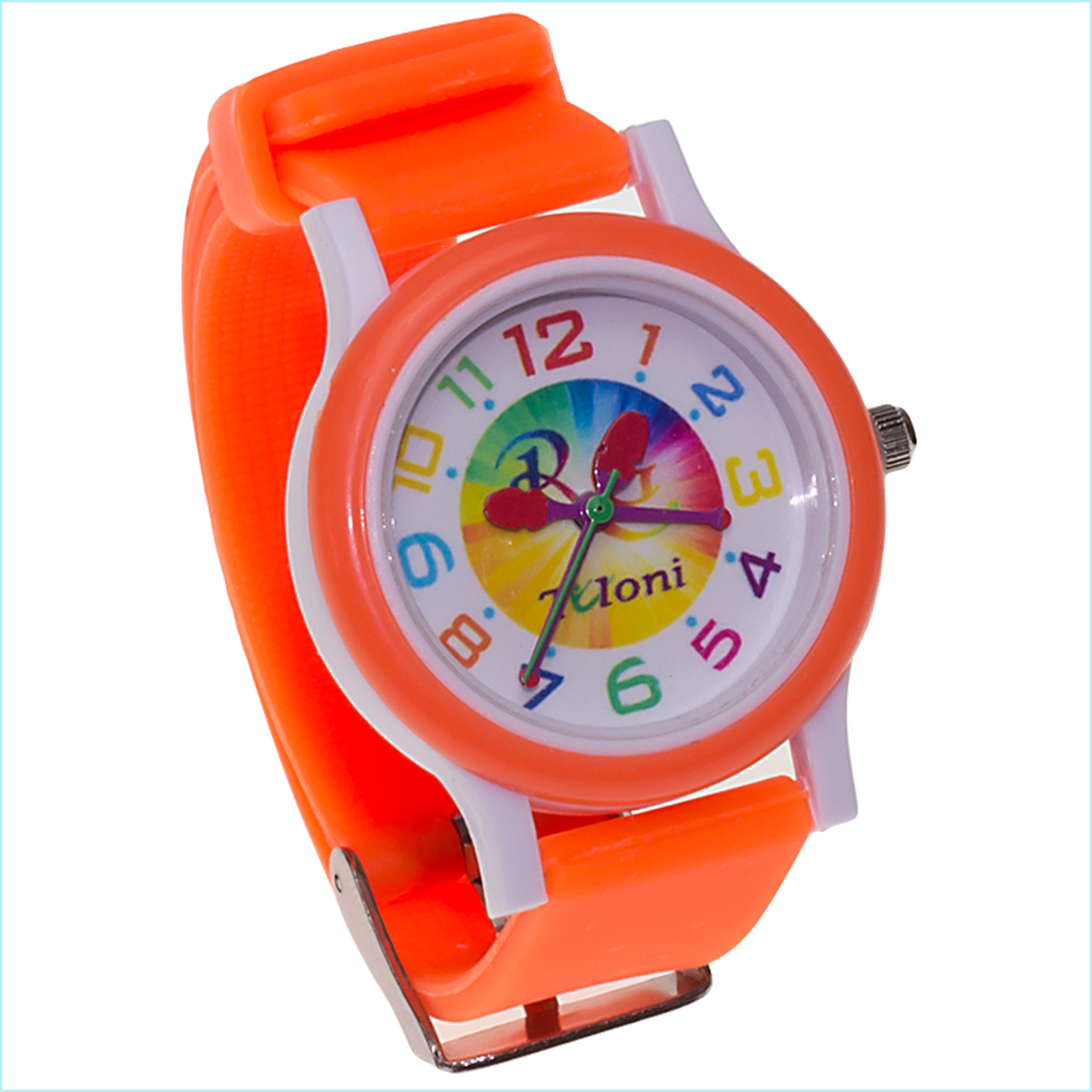 Часы Tuloni модель#3 ремешок#1 цвет Оранжевый Артикул T0203-1O