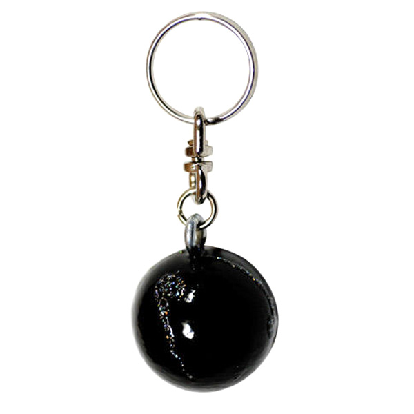 Брелок Pastorelli мини Мяч цвет Черный-Серебряный Артикул 00569