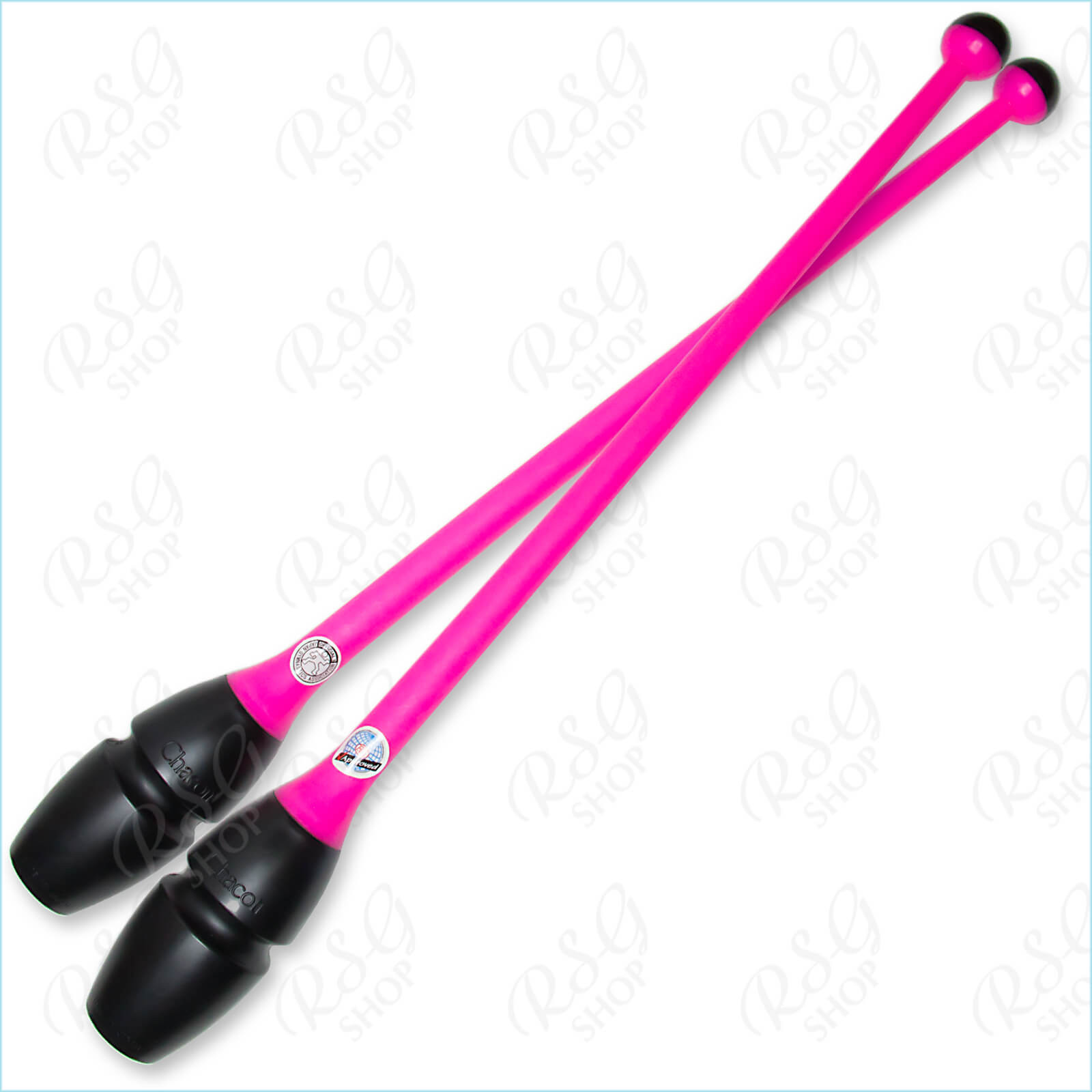 Булавы 45 cм Chacott цвет Черный-Розовый Артикул 45-143