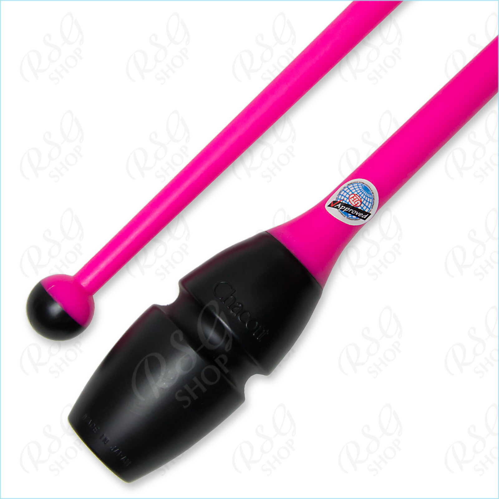 Булавы 45 cм Chacott цвет Черный-Розовый Артикул 45-143