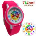 Годинник Tuloni модель#3 ремінець#1 колір Рожевий Артикул T0203-1P