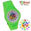 Годинник Tuloni модель#3 ремінець#2 колір Зелений Артикул T0203-2G