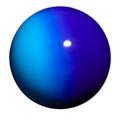 М'яч 18,5 см Chacott Gradation колір Синій Кобальт (Cobalt Blue) Артикул 728